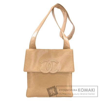 CHANEL COCO Mark GoldHardware Tote Bag Lambskin Ladies [Used]