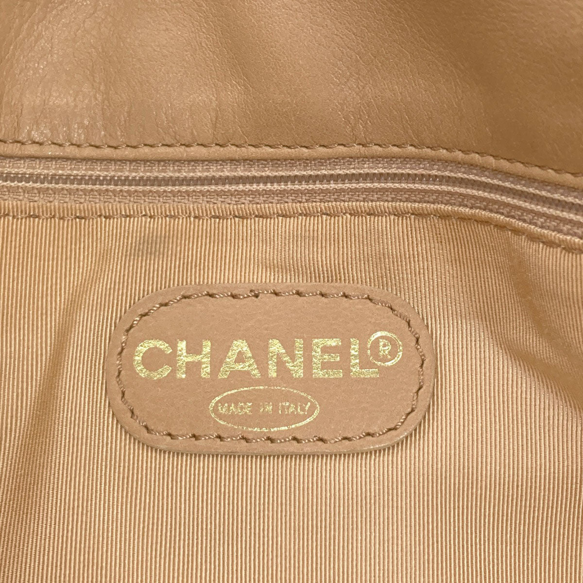 CHANEL COCO Mark GoldHardware Tote Bag Lambskin Ladies [Used]