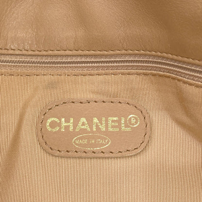CHANEL COCO Mark GoldHardware Tote Bag Lambskin Ladies [Used]