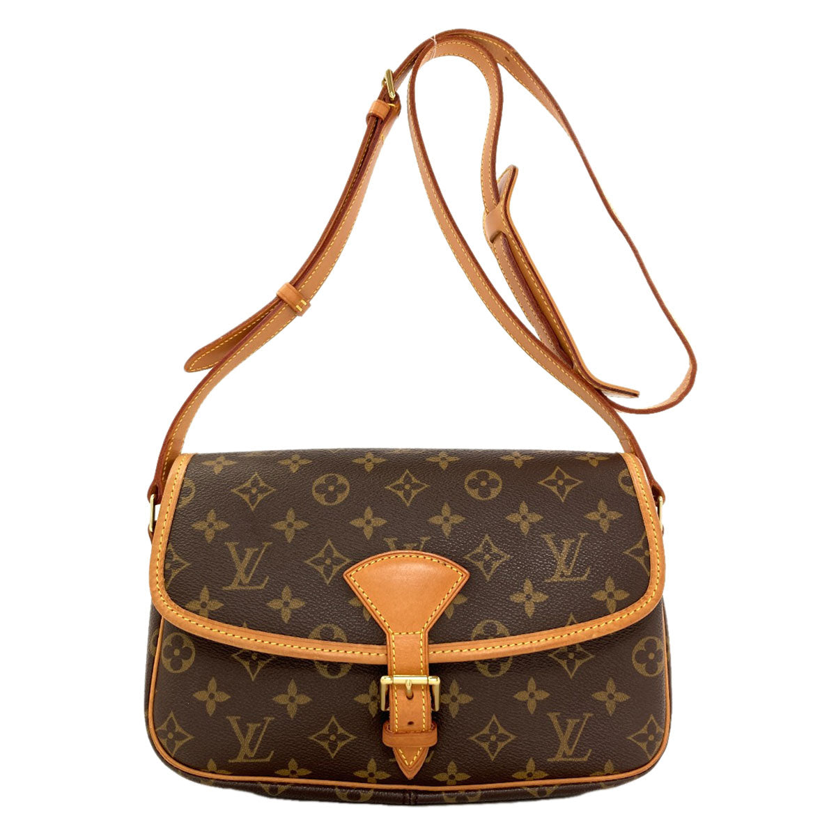 LOUIS VUITTON M42250 Sologne Shoulder Bag Monogram canvas Ladies [Used]