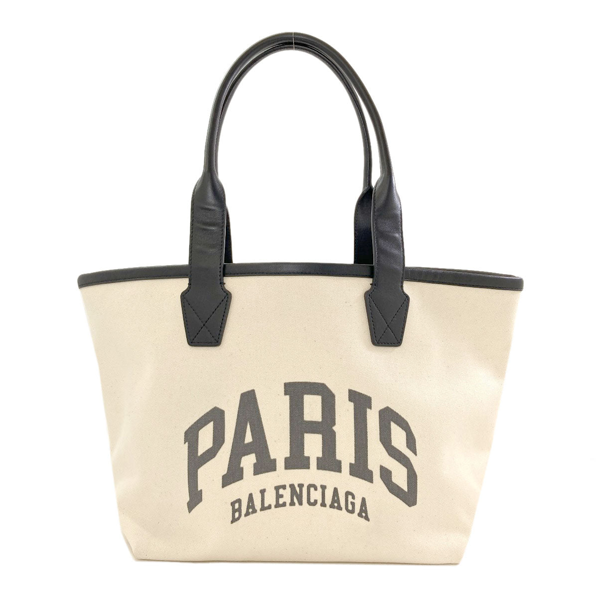 BALENCIAGA 692068 Cities Paris Jumbo Tote Bag Canvas Ladies [Used]
