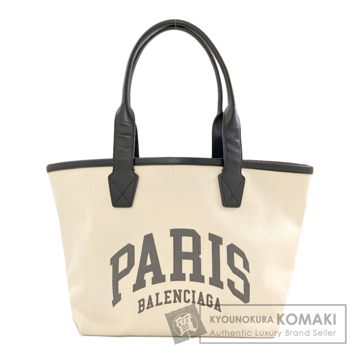 BALENCIAGA 692068 Cities Paris Jumbo Tote Bag Canvas Ladies [Used]