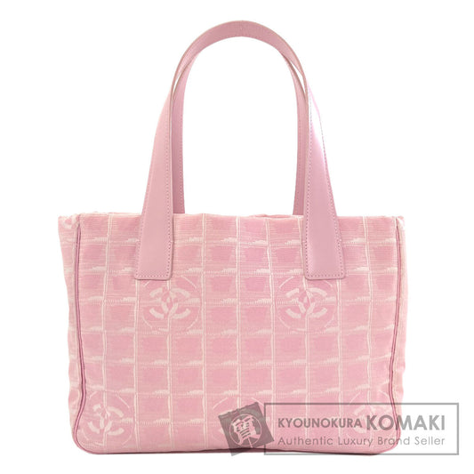 CHANEL New Travel Line PM Tote Bag Nylon jacquard Ladies [Used]