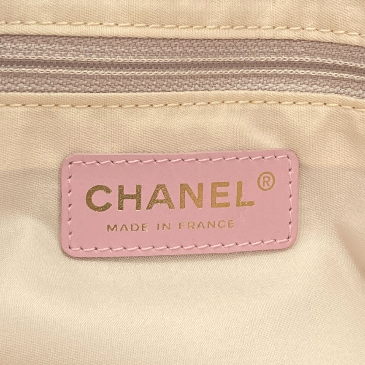 CHANEL New Travel Line PM Tote Bag Nylon jacquard Ladies [Used]