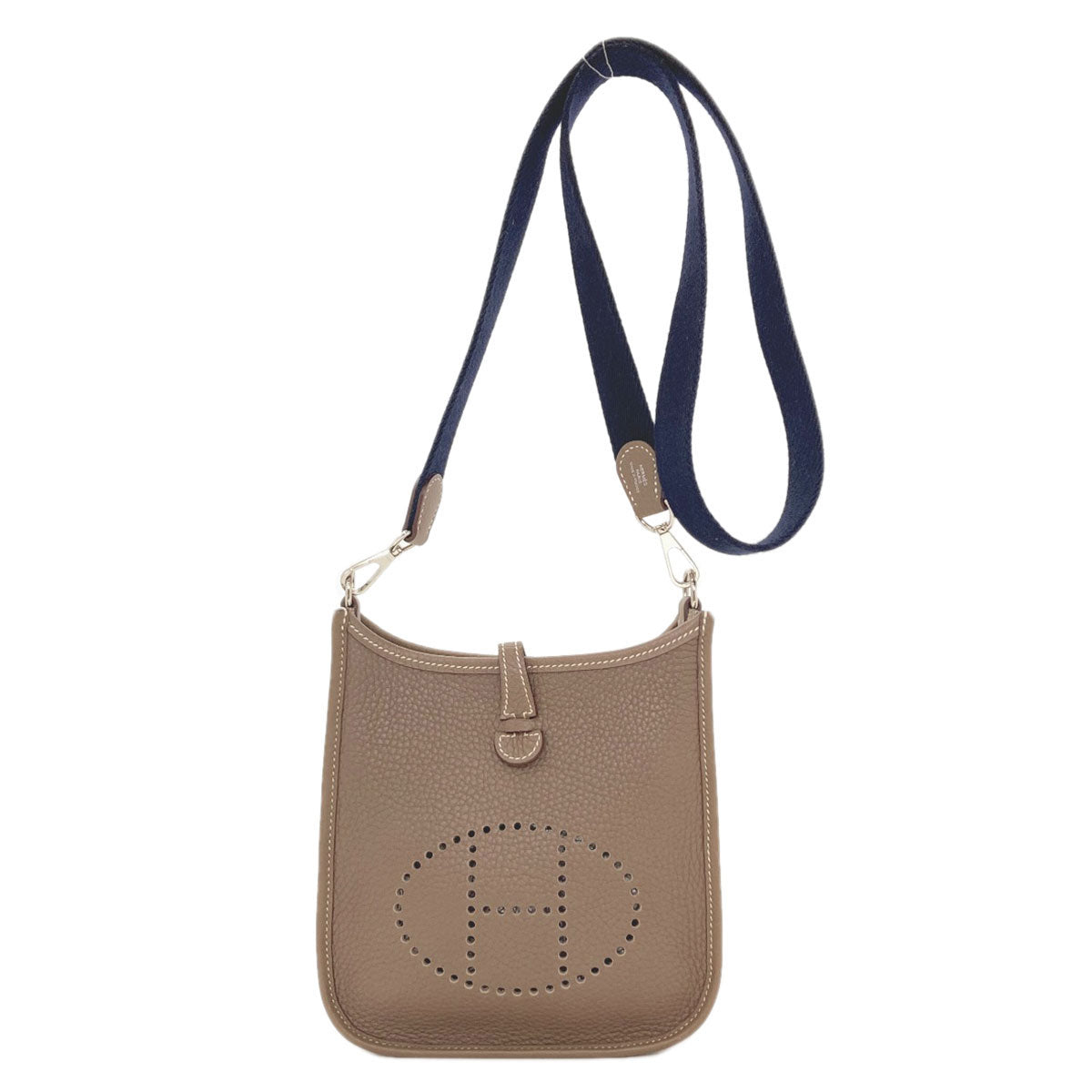 HERMES Evelyne TPM Etoupe SilverHardware Shoulder Bag Taurillon Clemence Ladies [Used]