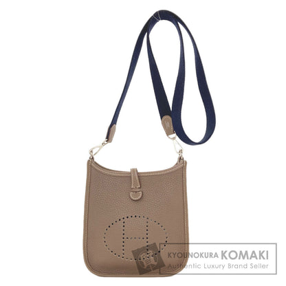 HERMES Evelyne TPM Etoupe SilverHardware Shoulder Bag Taurillon Clemence Ladies [Used]