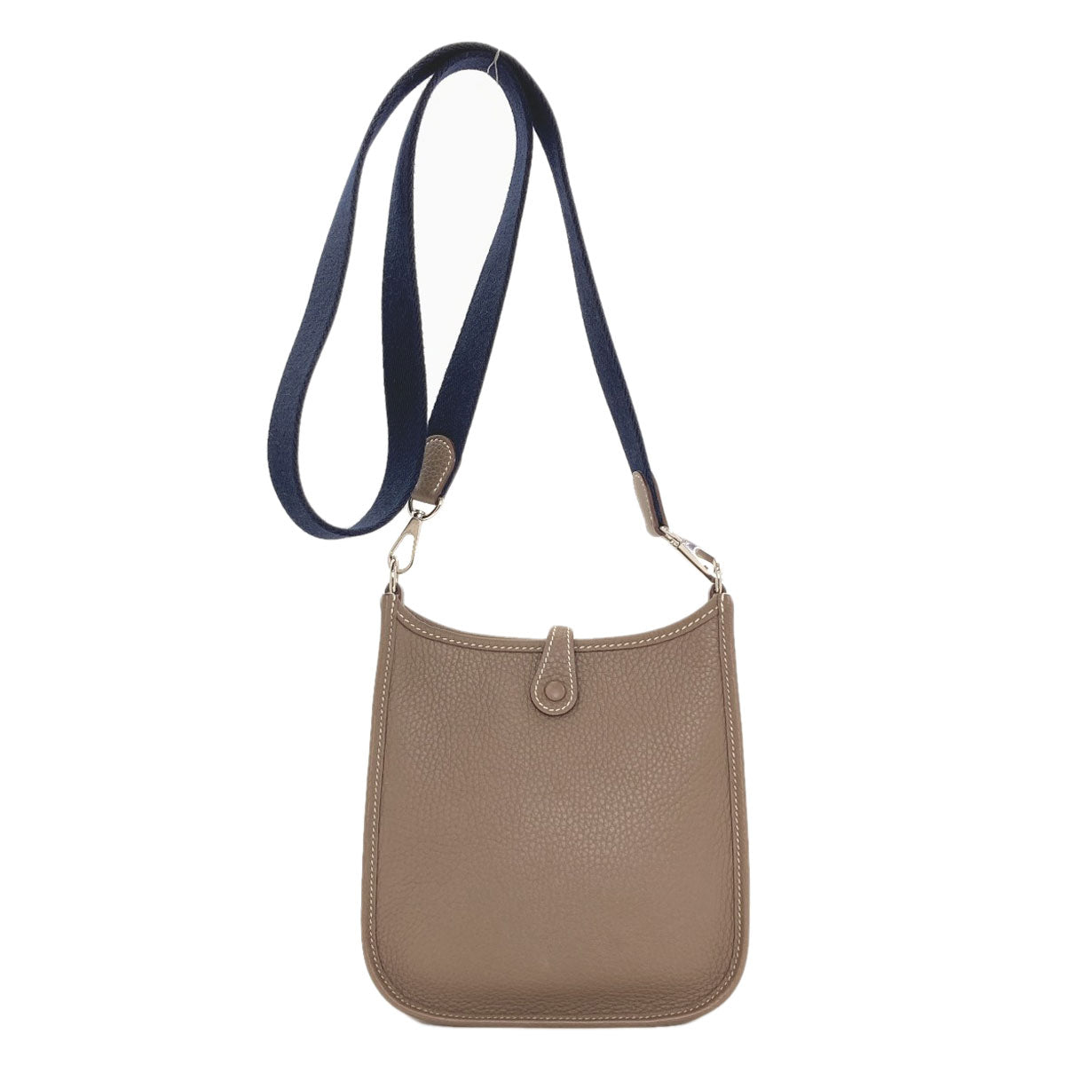 HERMES Evelyne TPM Etoupe SilverHardware Shoulder Bag Taurillon Clemence Ladies [Used]