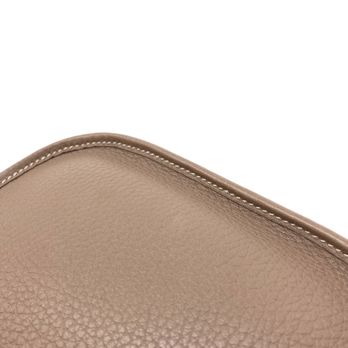 HERMES Evelyne TPM Etoupe SilverHardware Shoulder Bag Taurillon Clemence Ladies [Used]