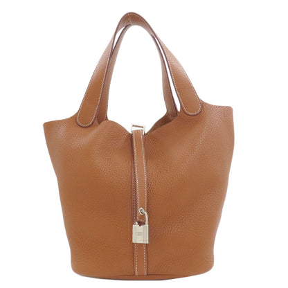 HERMES Picotin Lock MM SilverHardware Handbag Taurillon Clemence Ladies [Used]