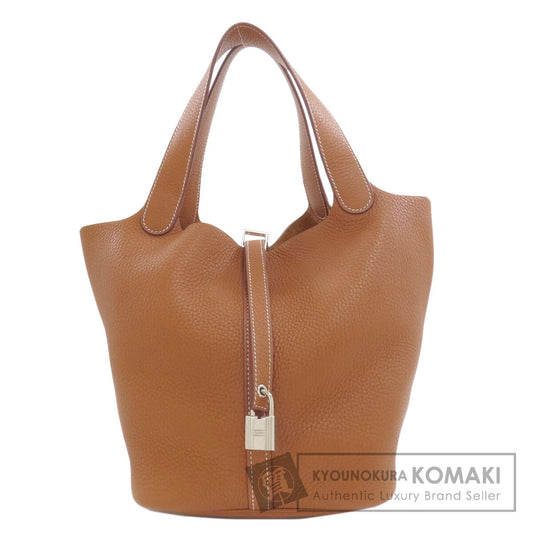 HERMES Picotin Lock MM SilverHardware Handbag Taurillon Clemence Ladies [Used]