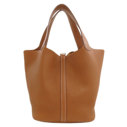 HERMES Picotin Lock MM SilverHardware Handbag Taurillon Clemence Ladies [Used]