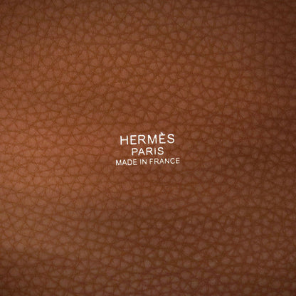 HERMES Picotin Lock MM SilverHardware Handbag Taurillon Clemence Ladies [Used]
