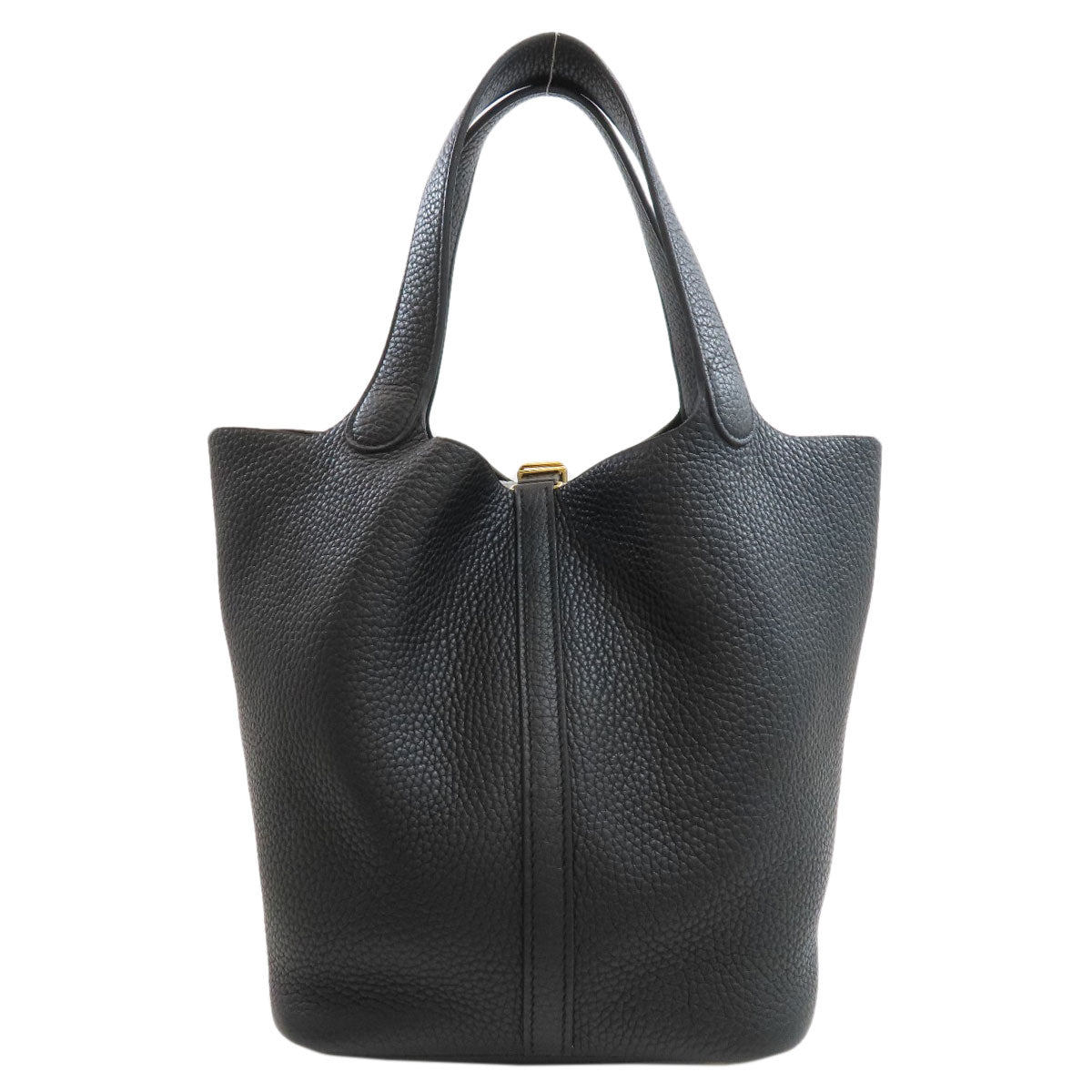 HERMES Picotin Lock MM GoldHardware Handbag Taurillon Clemence Ladies [Used]