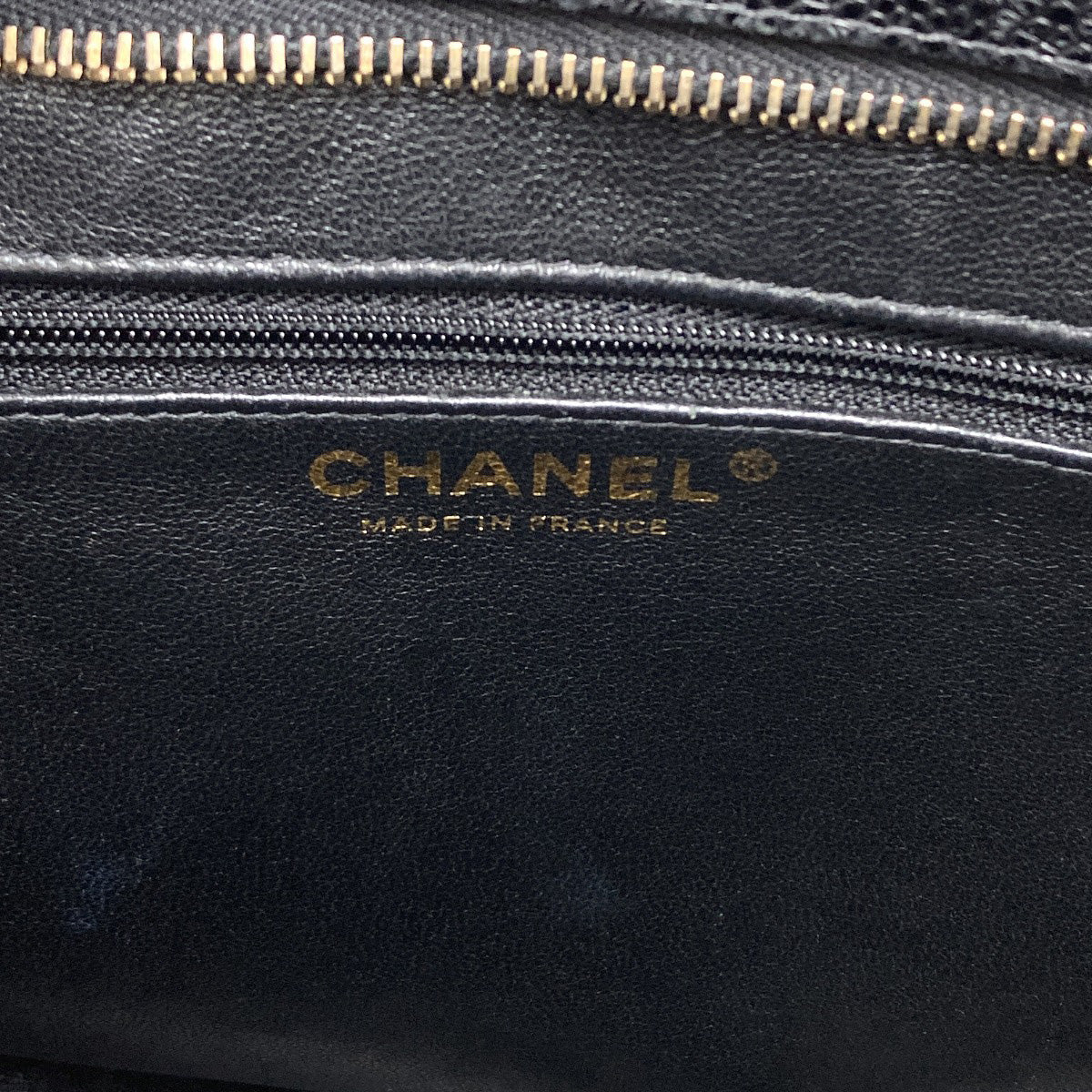 CHANEL Medallion GoldHardware Tote Bag Grained Calfskin Skin Ladies [Used]