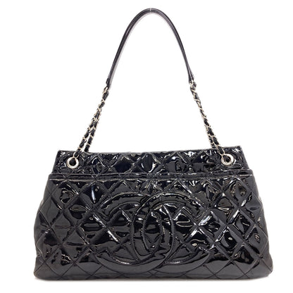 CHANEL Matelasse COCO Mark Chain Tote Bag Patent leather Ladies [Used]