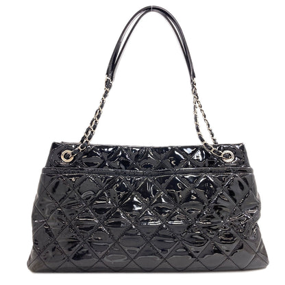CHANEL Matelasse COCO Mark Chain Tote Bag Patent leather Ladies [Used]