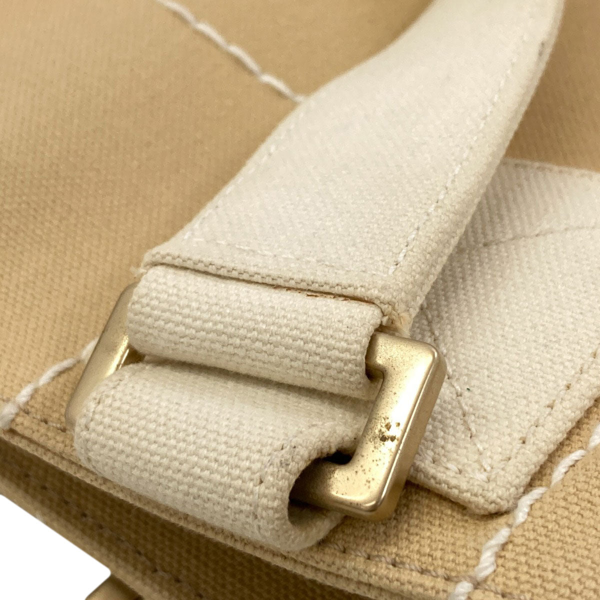 CHANEL Chocolate bar wild stitch Handbag Canvas Ladies [Used]