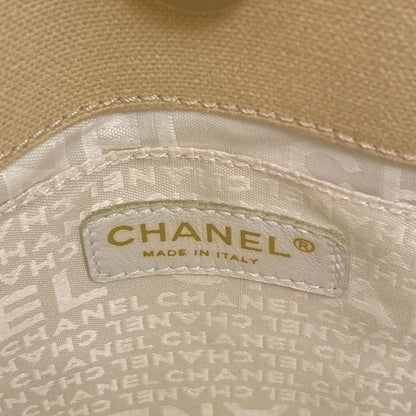 CHANEL Chocolate bar wild stitch Handbag Canvas Ladies [Used]