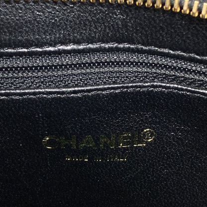 CHANEL Medallion GoldHardware Tote Bag Grained Calfskin Skin Ladies [Used]
