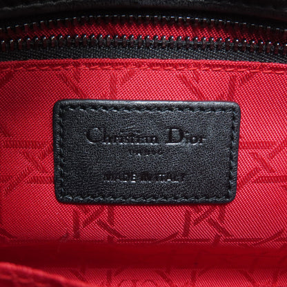 CHRISTIAN DIOR Lady Dior Canage 2WAY Handbag Lambskin Ladies [Used]