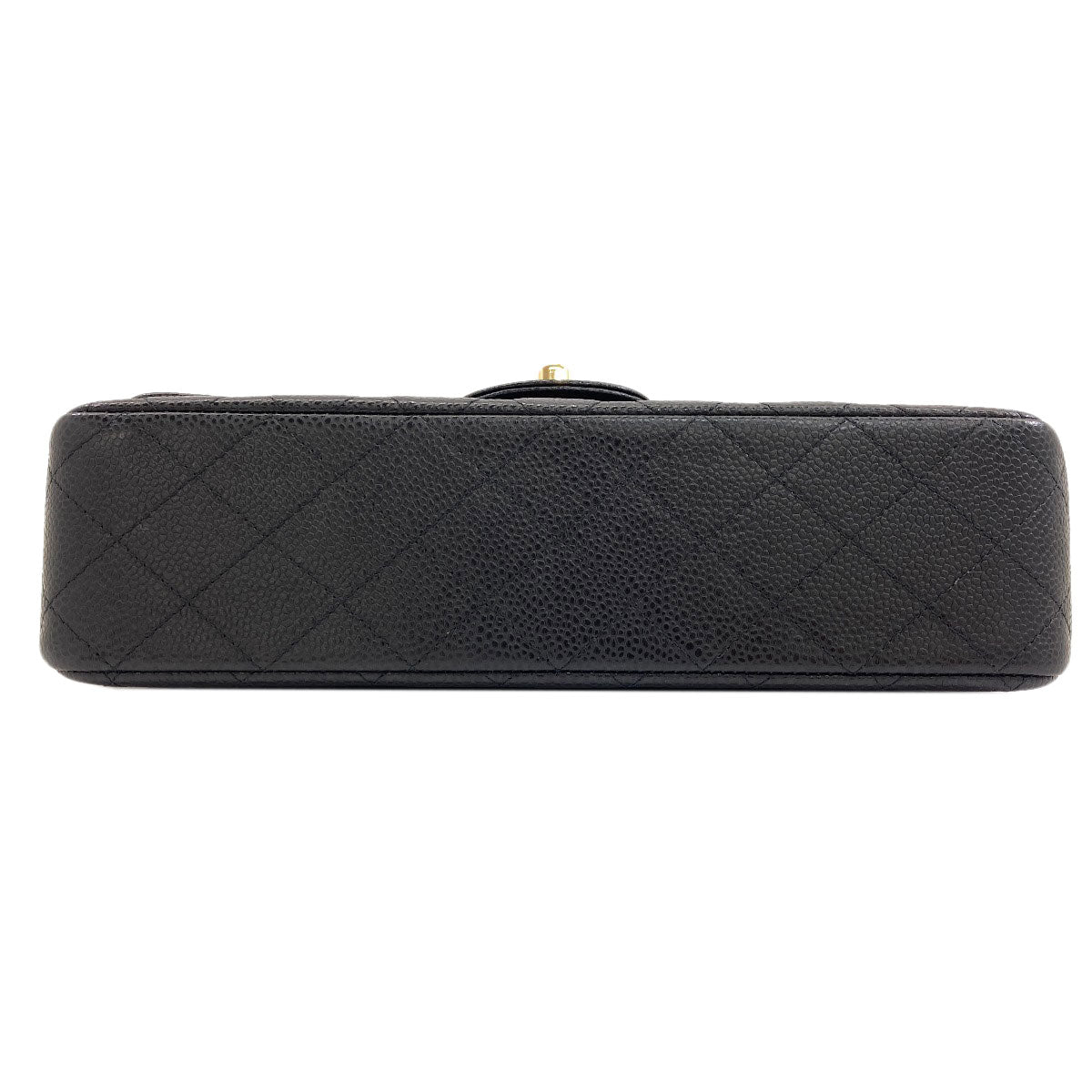 CHANEL Chain Shoulder Matelasse Double Flap Gold Hardware Shoulder Bag Grained Calfskin Skin Ladies [Used]