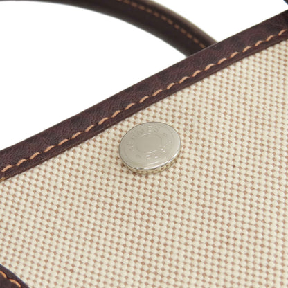 HERMES Garden Party TPM SilverHardware Handbag Tower ash Ladies [Used]