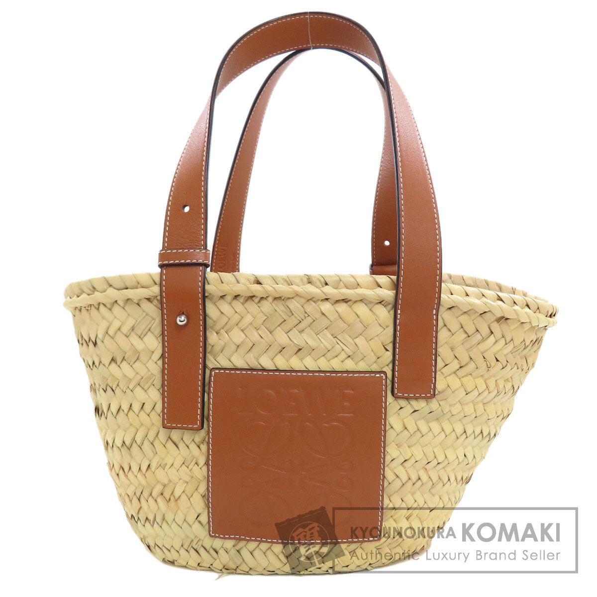 LOEWE Basket bag small Tote Bag Calf Palm leafLadies [Used]