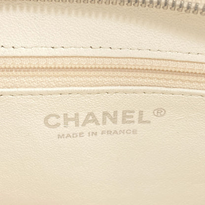 CHANEL Shopping bag with double handle shoulder strap Shoulder Bag Tweed Ladies [Used]