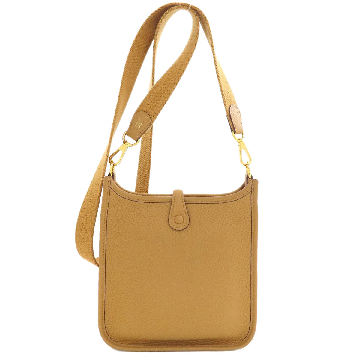 HERMES EvelyneTPM Chai GoldHardware Shoulder Bag Taurillon Clemence Ladies [Used]