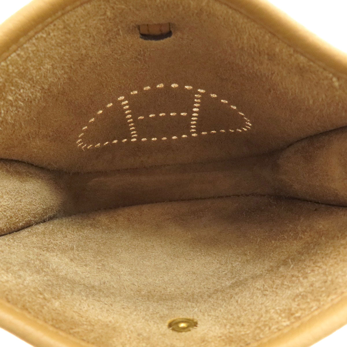 HERMES EvelyneTPM Chai GoldHardware Shoulder Bag Taurillon Clemence Ladies [Used]