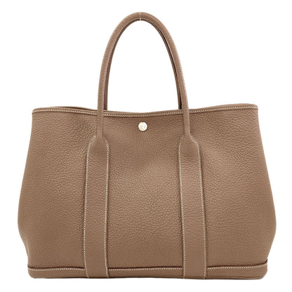 HERMES Garden Party PM Etoupe SilverHardware Tote Bag Negonda Ladies [Used]
