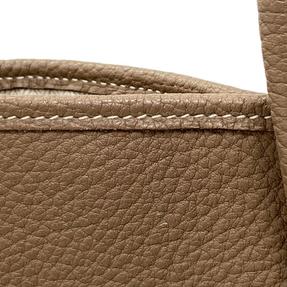 HERMES Garden Party PM Etoupe SilverHardware Tote Bag Negonda Ladies [Used]