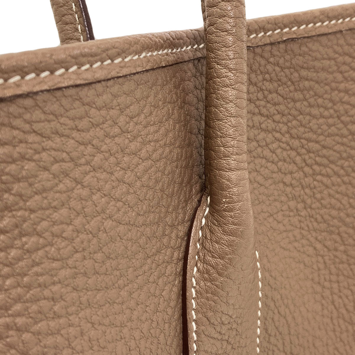 HERMES Garden Party PM Etoupe SilverHardware Tote Bag Negonda Ladies [Used]