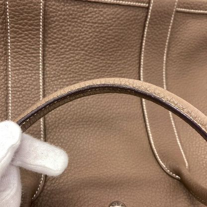 HERMES Garden Party PM Etoupe SilverHardware Tote Bag Negonda Ladies [Used]