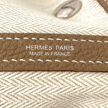 HERMES Garden Party PM Etoupe SilverHardware Tote Bag Negonda Ladies [Used]