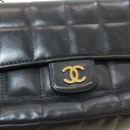 CHANEL Chocolate bar Chain Shoulder Gold Hardware Shoulder Bag Lambskin Ladies [Used]
