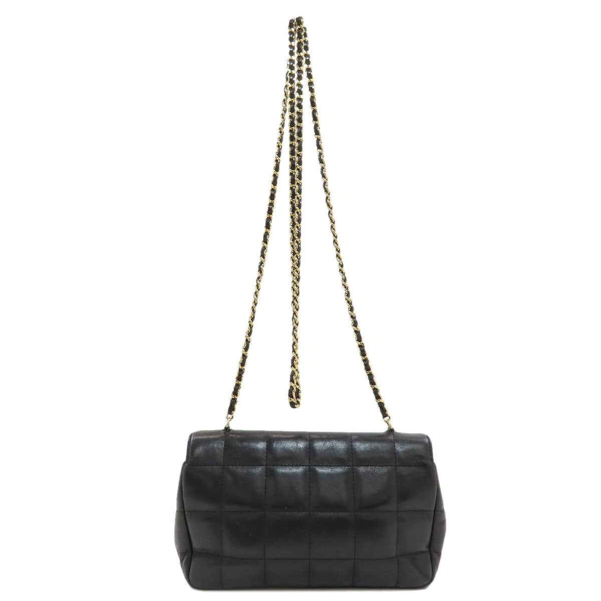 CHANEL Chocolate bar Chain Shoulder Gold Hardware Shoulder Bag Lambskin Ladies [Used]