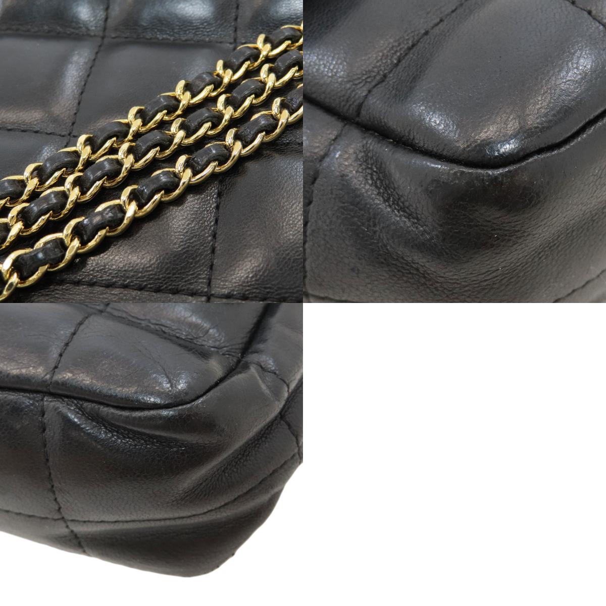 CHANEL Chocolate bar Chain Shoulder Gold Hardware Shoulder Bag Lambskin Ladies [Used]