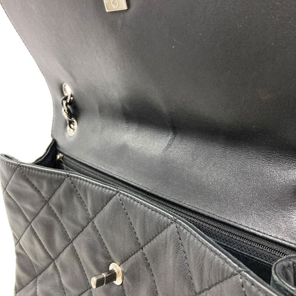 CHANEL Matelasse COCO Mark SilverHardware Shoulder Bag Calf Ladies [Used]