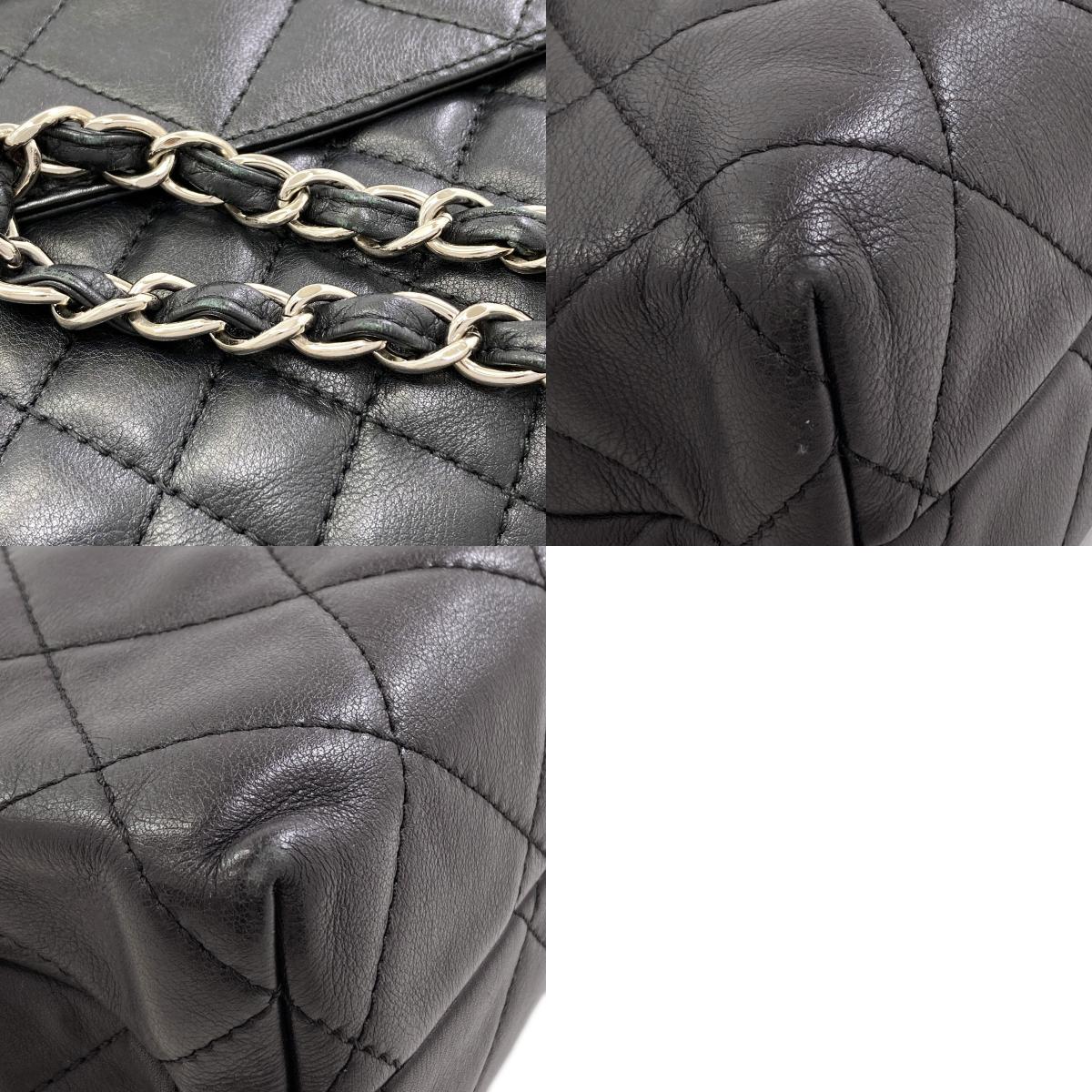 CHANEL Matelasse COCO Mark SilverHardware Shoulder Bag Calf Ladies [Used]