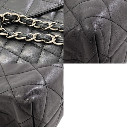 CHANEL Matelasse COCO Mark SilverHardware Shoulder Bag Calf Ladies [Used]