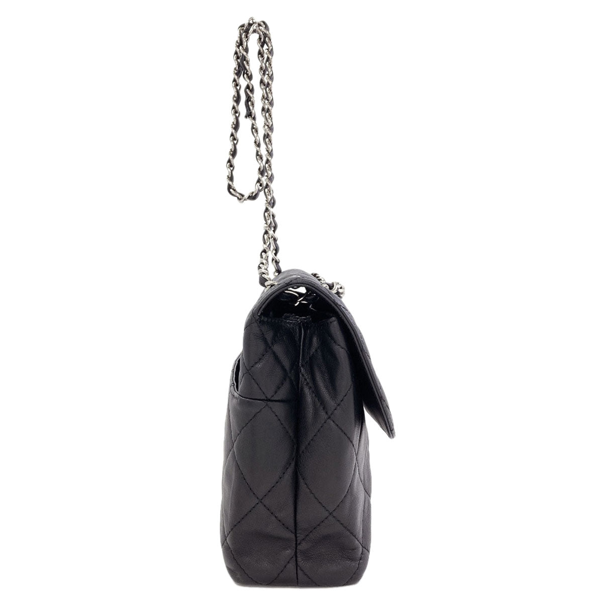 CHANEL Matelasse COCO Mark SilverHardware Shoulder Bag Calf Ladies [Used]