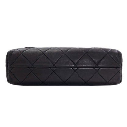 CHANEL Matelasse COCO Mark SilverHardware Shoulder Bag Calf Ladies [Used]