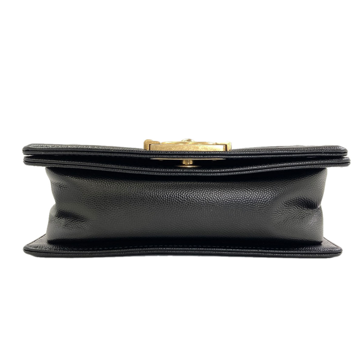 CHANEL Boy Chanel ChainShoulder GoldHardware Shoulder Bag Grained Calfskin Skin Ladies [Used]