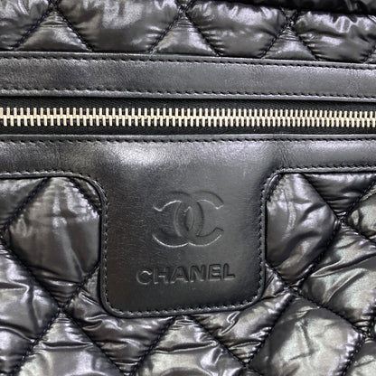 CHANEL A48610 Cococoon PM SilverHardware Handbag Nylon Ladies [Used]