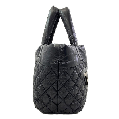 CHANEL A48610 Cococoon PM SilverHardware Handbag Nylon Ladies [Used]