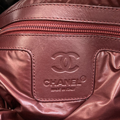CHANEL A48610 Cococoon PM SilverHardware Handbag Nylon Ladies [Used]