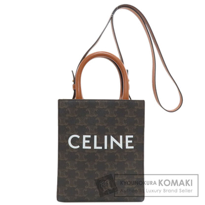 CELINE Mini Vertical Cabas 2WAY Handbag PVC Ladies [Used]