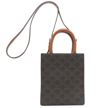 CELINE Mini Vertical Cabas 2WAY Handbag PVC Ladies [Used]