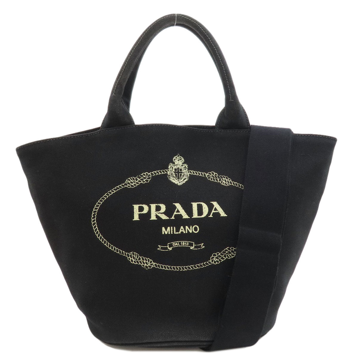 PRADA Canapa 2WAY Handbag Canvas Ladies [Used]